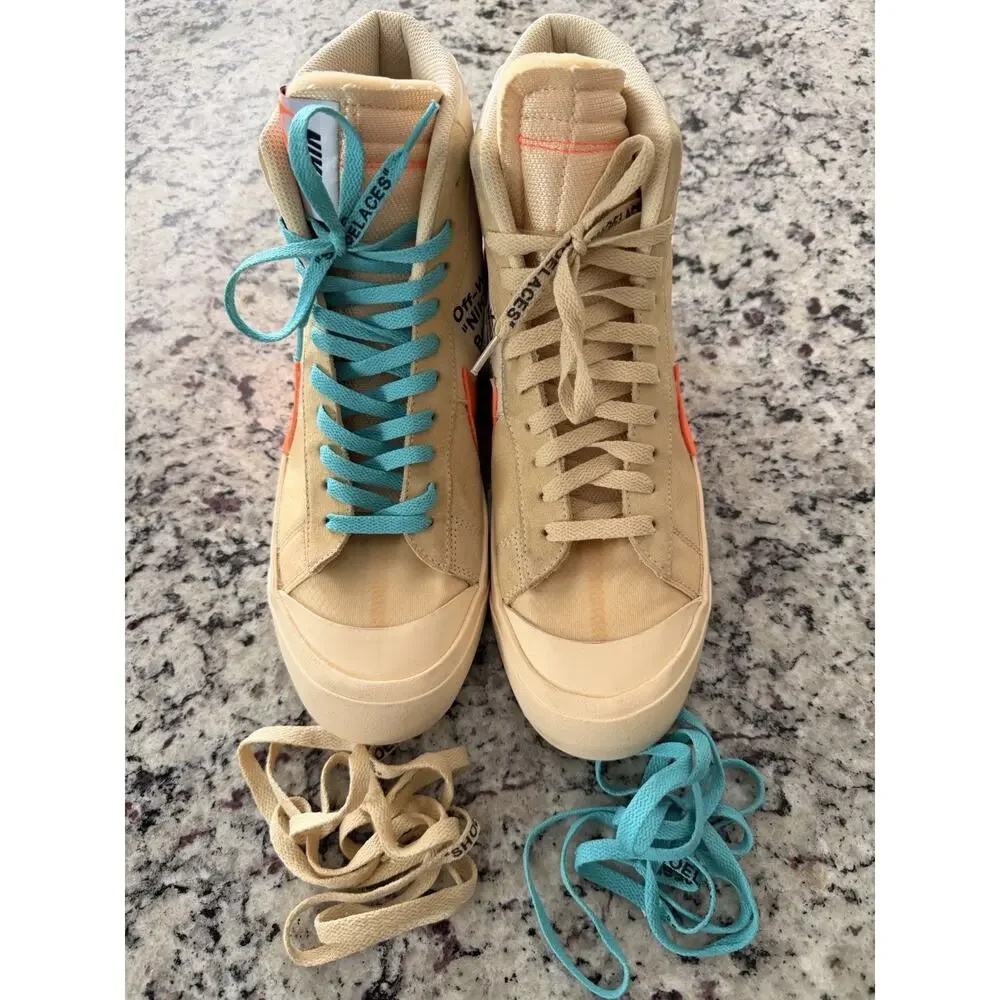 Nike Blazer Mid Off-White All Hallow's Eve AA3832-700 Size 14M